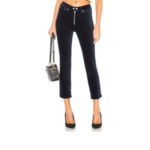 Rag and Bone Navy Velvet DOJO fits size 26/27